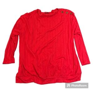 Lane Bryant knit pink top size 22/24